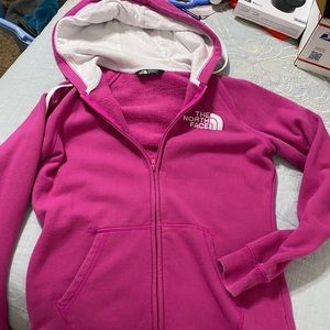 North Face zip front jacket